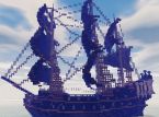 Black Pearl dari Pirates of the Caribbean dibangun di Minecraft